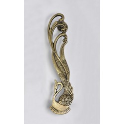 Brass Antique Peacock Door handle / Solid Casted Brass / Cabinet and Door Handle