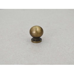 Antique Brass Ball Cabinet Knob | Antique